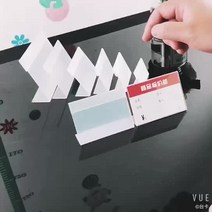 식당용 메뉴꽂이 커스텀 아크릴 테이블 카드 L형 마트 가로형 투명 사이니지 대 진열대 입간판 맞춤 제작, 01 투명 가로형, 02 75x55mm