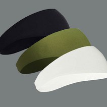 남성 스포츠 반다나 3종 세트, 화이트&블랙&카키