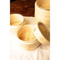 전문점 대나무 2단 찜기 딤섬 만두찜기 15~25cm, 21cm