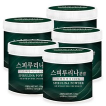푸른들판 스피루리나 스피룰리나 분말 100% 가루 파우더, 5통, 170g