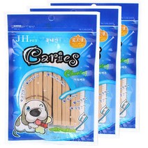 카리에스 애견 치약껌 6개입, 치즈, 3개
