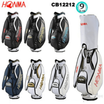 혼마 골프 캐디백 스태프백 경량 9인치 2022년 CB12212, -, 블랙/블루( 39 22)