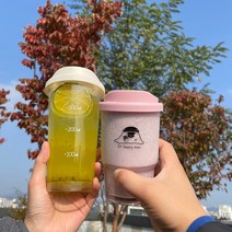 리유저블컵 트라이탄 재사용 제로웨이스트 텀블러 그란데 473ml, 레옹 검정