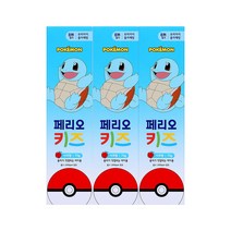 페리오 키즈 3단계 치약 75g (꼬부기)x3개, 단품