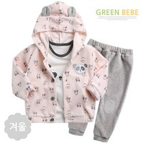 팬더 벨로아 후드점퍼 3종셋트