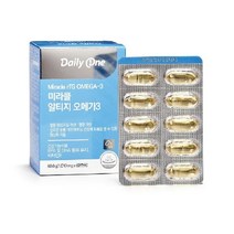 데일리원 미라클 알티지 오메가3 3박스(6개월분), 상세 설명 참조, 단일옵션