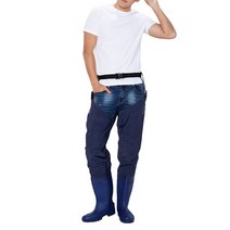 태광월드 TK-B0902 PVC수중장화(허벅지장화), 255mm, 곤색