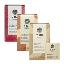 오설록 티백 3종세트(루이보스/얼그레이/화산우롱차) 티세트 프리미엄 당뇨에좋은차 붓기차