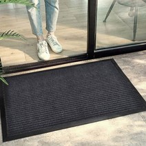 고급형 발매트 업소용 가정용 현관 출입문, A타입 - 차콜 XL