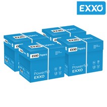 [더블에이a4용지75] [엑소] (EXXO) A4 복사용지(A4용지) 75g 2500매 4BOX, 상세 설명 참조