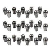 목공 호환 초정밀 ER16 1-10MM 스프링 콜렛 세트 CNC 밀링 선반 공구 조각기용 30 개/세트, [01] 은, 01 은