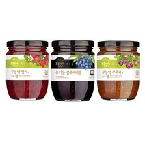 복음자리 무농약 딸기잼 360g 무농약무화과 350g 유기농 블루베리잼 340g