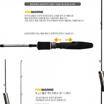 (76L)프로마린 루어 릴 고기잡이 낚시대 중상급자용 볼낙 전갱이 아지메바루 2단 분리 낚싯대 볼락 갯바위 선상