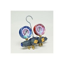 r410a R32/R410A용 노란색 재킷 49962 TITAN 4-밸브 테스트 및 충전 매니폴드