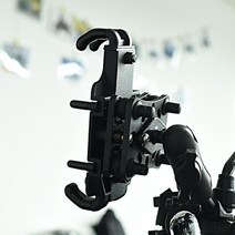 빌스테인 쇼바 휴대폰 브래킷 충격 흡수기 범용 스마트 흔들림 방지 베이스 오토바이 자전거 ATV, 한개옵션0