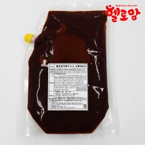 헬로맘떡볶이 대용량 떡볶이 소스 2kg(순한맛 보통매운맛 매운맛 짜장맛), 보통매운맛 2kg 1개