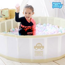해피플레이 오감 촉감 폴딩놀이 매트 아기 유아 용품, 폴딩놀이매트 S 베이지