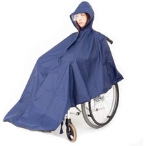 일본직발송 6. medicareral 휠체어 비옷 휠체어 우비 판초 우비 커버 B07Z9FCHBY, One Size, One Color