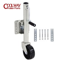 540KG 자키 보트 RV 6인치 텅잭 휠 캠핑 아웃트리어 트레일러 요트 견인 쟈키, 기본