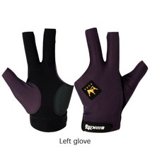 빌킹 당구 풀 큐 장갑 KONLLEN 3 손가락 왼쪽 오른손 캐롬 전문가용 액세서리, [05] Purple