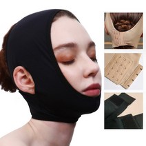 엔템 얼굴리프팅밴드 리프팅 브이라인 턱살 볼살 사각턱 밴드, 벨크로형_S_스킨