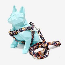 ForU325 플라워 핀 하네스 리드줄 강아지줄 산책줄 애견용품 애완용품 가슴줄, 상세페이지 참조2