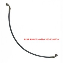 ATV 바이크 오토바이 유압 브레이크 호스 라인 케이블 M10 밴조 파이프 카즈마 500CC STELS 500GT UTV 부품용 꼰 오일, [02] middle pipe