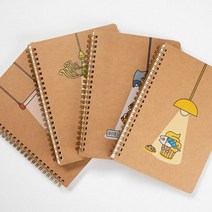 회원 수첩 관리 업무 필기 스프링 미니 노트 노트 핸디노트 메모, 타입:GGODEUNGOONEPOINT