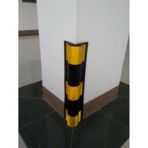 모서리 보호대 벽 충돌방지 스트립 주차장 코너 검정 노랑 믹스, 단일제품
