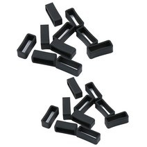 GHSHOP 20pcs 고무 시계 밴드 스트랩 루프 시계 스트랩 홀더 후프 패스너 링 키퍼 리테이너 스마트 시계 밴드 수리
