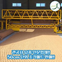 그린미 조각 야자매트 국내최초 50cm단위 재단판매 주문제작가능 천연면사 A등급, 폭 2.0m, 9m