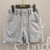 신디키즈 SH03 다트포켓 데님 반바지 CITH22F9Z