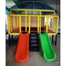 트램펄린 점핑머신 야외 놀이기구 점핑 트램폴린 방방이, 2x2x2.8m
