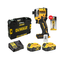 디월트 디월트 DCF850P2A DCF850N 20V 충전 임팩 드릴 드라이버, DCF850P2(본체+배터리2+충전기+케이스)