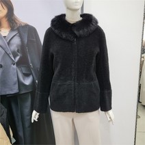 Abfz DP01 폭스퍼 트리밍 양털 무스탕 자켓 AFW4FFJ5K