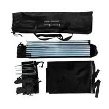 타프쉘 야외 자동차 방수 텐트 차양 SUV 햇빛 가리개 그늘 스크린 캠핑 정원 낚시 여행 피크닉 캐노피 방수포, [01] 440x200cm (173x79in), [03] Black