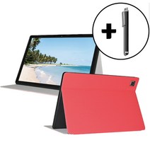 태클라스트 M40 / M40 PRO 전용 플립 케이스 + 터치펜, RED