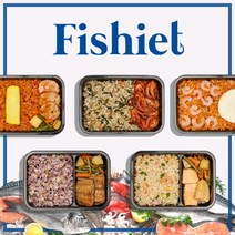 [피쉬어트] 건강한 식단관리 해산물 도시락 5종 5팩, 단품
