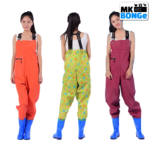 여성 해루질 가슴 갯바위장화 갯벌체험옷 웨이더 허벅지장화 허리 물장화 전신, 01.자홍색, 37(235mm)