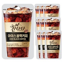 칸타타 아이스 블랙커피 파우치형, 190ml, 10개