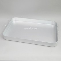 나비드쿡(업소용) 떡볶이판 13종택1 양은떡볶이판 경질코팅떡볶이판 칸막이떡볶이판, 1개, 4436-중:445x370x65