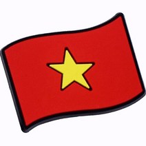 실내화 크록스 호환 악어의 매력을 위한 국기 액세서리 스니커즈 신발 장식 핀 여자 남자 미국 영국 러스 악어 청바지 1 피스 드롭 배송, [02] SA0028-002