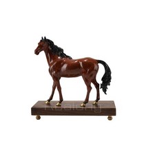 대형조각상 미니석고상 야외조형물 이색청동 말 조각, l16.5 w5 h15.5cm, 유형 2