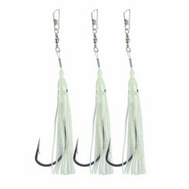 루어 밤낚시 에기 채비 꼴뚜기 낚시대 미끼 웜 2색, 대구꼴뚜기GLOW