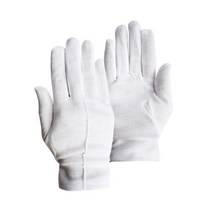 흰색 면장갑 버스기사장갑 남자 예식장장갑 5개 결혼식 행사용, 중