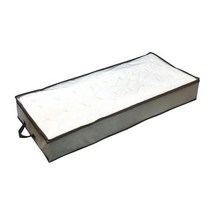 1 개/가방 지퍼 방수 침대 아래 짐 세탁 의류 보관 가방 포장 밀봉 이불 정리기 방진 옷장 & 접을 수 있는 보관 가방, 블랙