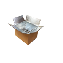 세화박스 AP37 종이아이스박스 친환경아이스박스 은박박스 보냉박스 305x205x130 (20개입), AP 37(20개입)+비닐(20개입)