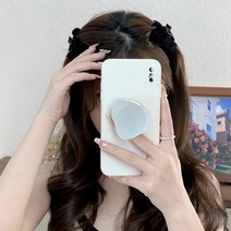 주디앤 여성 벨벳 미니 리본 집게핀 5개 1세트