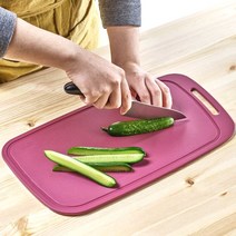 [마미스테이블] 말랑도마 L(422mm) 조용하고 안전한 고급 실리콘 도마, 버건디, 1개