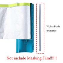 마스킹 필름 커팅 도구 페이퍼 화가 테이프 건식 벽체 마스터 디스펜서 자동차 페인트, 01 With blade